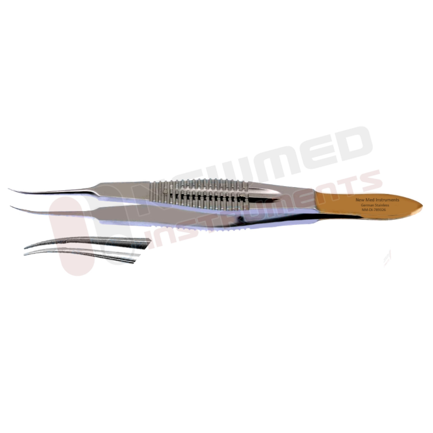 Castroviejo Suture Forceps 1 X 2 Teeth 0.3 Mm Tip Wide Handle 11.5